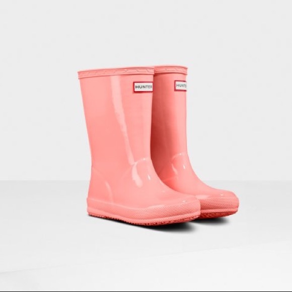 light pink rain boots